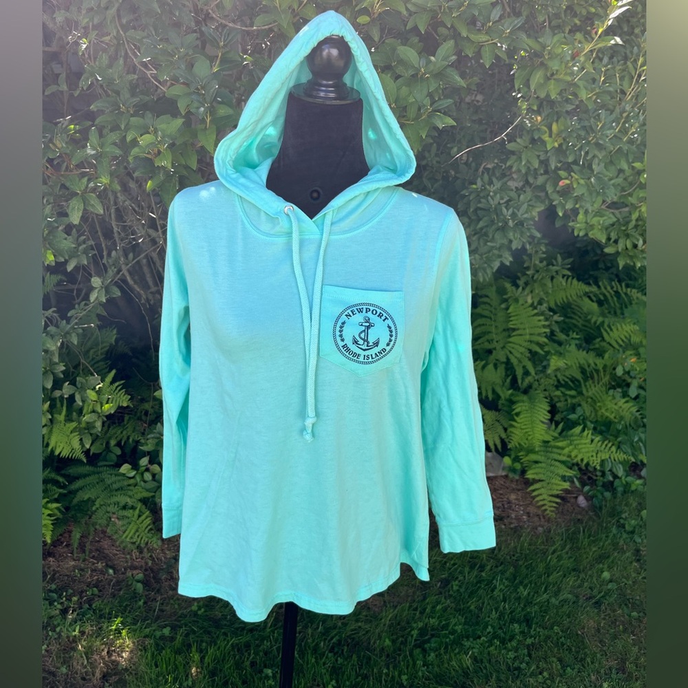 Mint Green Hooded Newport Shirt